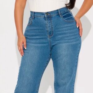 Fashion Nova Tall straight leg jean size 14